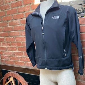 The North Face black full zip apex bionic jacket